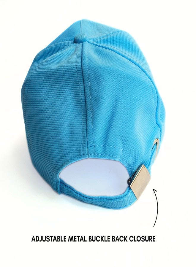 Gogirgit Custom Cap for Kids, Small Cap with Child Name Printed, Girls and Boys 3-12 Years (Blue) - Image 3